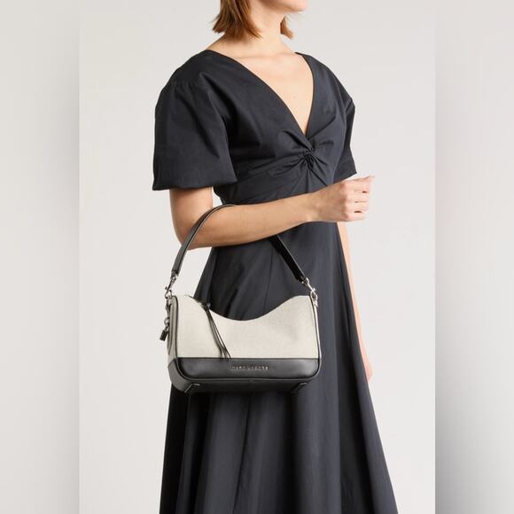 Marc Jacobs Black and Cream Shoulder Bag - Picture 7 of 8